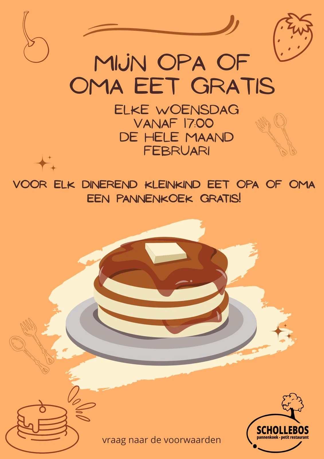 Opa of oma eet gratis actie